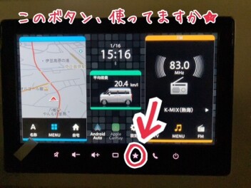 全方位カメラ付きメモリーナビゲーションの★印、お使いですか？
