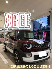 新型クロスビー納車させていただきました！