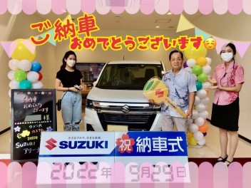 ワゴンＲカスタムＺご納車おめでとうございます！！