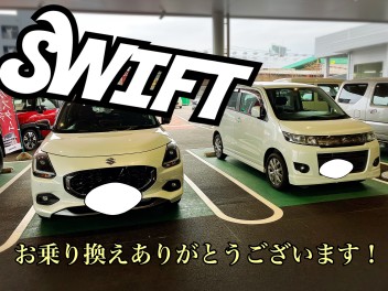 純白のスイフトご納車！！