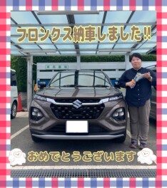 フロンクスご納車しました!!