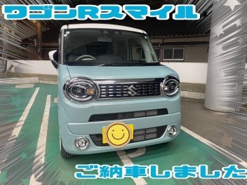 ワゴンRスマイル納車させて頂きました！！