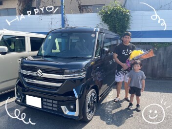スペーシアカスタム　ご納車です！！！