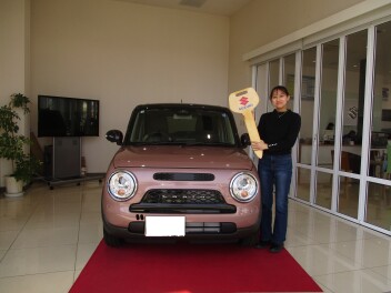 S様、ラパンご納車おめでとうございます！