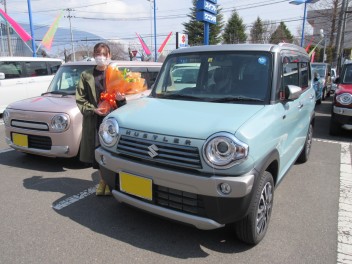 Ｋ様に待望のハスラーがご納車になりました☆