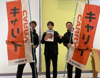 アウトドアも日常も！あなたの隣　キャリイ！