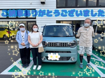 ＼ワゴンRスマイルのご納車ありがとうございました／