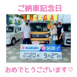 悩むほどのカラーバリエーション！スペーシアギア納車しました♪
