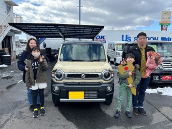 I様にハスラーをご納車させて頂きました