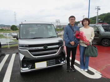 新車スペーシアカスタムご納車です！