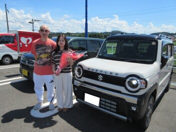 新車ハスラーご納車頂きました！！