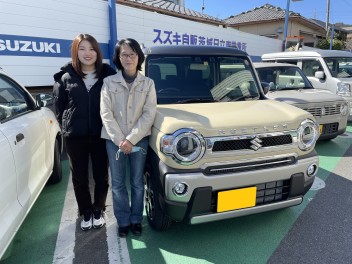 ハスラーＪスタイルご納車です！