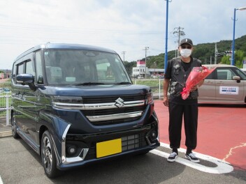 新車スペーシアカスタムご納車です！