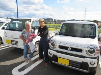 新車ハスラーご納車頂きました！