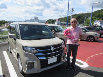 新車ソリオご納車頂きました！