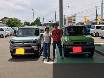 ハスラーＪスタイルご納車いたしました！