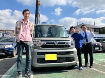 スペーシアをご納車しました。