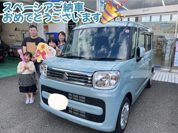 スペーシアご納車させていただきました☆