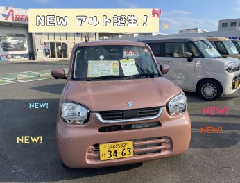 ＮＥＷアルトの試乗車あります♪