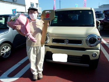 W様、ハスラーご納車致しました！