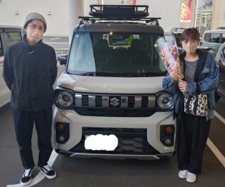 スペーシアギアを納車させてもらいました！！