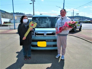 S様、ご納車おめでとうございます♪