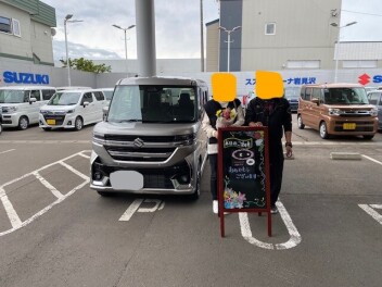 K様　スペーシアカスタムご納車ありがとうございます！
