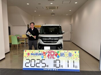 スペーシアカスタム納車されました！！