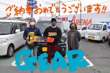 K様　スペーシアギア　ご納車です！！