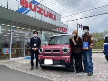 ハスラーご納車させていただきました！！