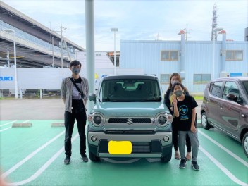 ハスラー・スペーシアギアご納車させて頂きました！！！