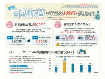 ＪＡＦご入会のご案内
