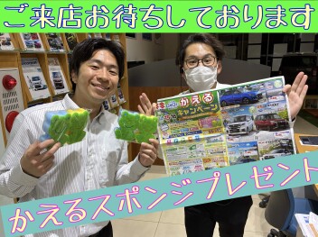 かえるキャンペーン始まります！！