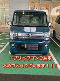 K様エブリイワゴンご納車おめでとうございます！