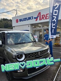 お待たせしました！新型クロスビーご用意できました！