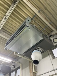 整備工場への空調の設置につきまして