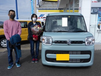 スペーシアのご納車おめでとうございます！