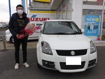 スイフトスポーツのご納車、おめでとうございます！