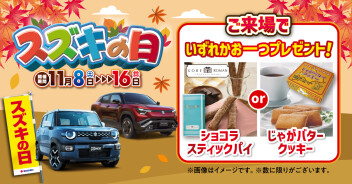 １１月８日～１６日はスズキの日！