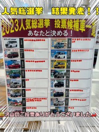 ２０２３年スズキ車人気総選挙結果発表！！