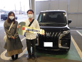 【祝】　ソリオバンディッド　納車おめでとうございます！
