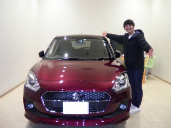 ☆素敵なカラーのスイフト、ご納車しました☆