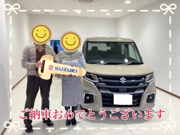 ソリオ　ご納車いたしました！