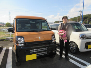 新車「エブリイ　Ｊリミテッド」ご納車です！！