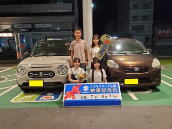 ☆★☆　S様 ラパン納車です！　☆★☆