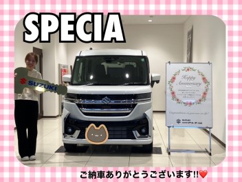 新型スペーシアカスタムご納車式