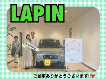 ラパンご納車式
