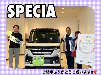 新型スペーシアカスタムご納車式