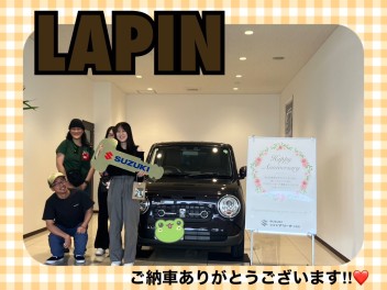 ラパンご納車式