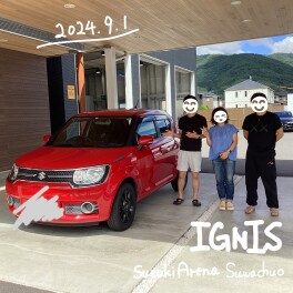 【ご納車】 2024.9.1　K様　イグニス